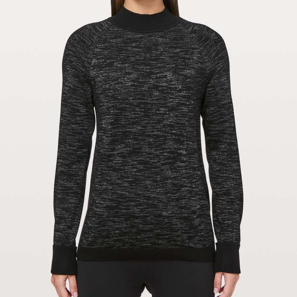 LULULEMON Soft Shine Sweater Cashmere Blend fits like Size 6-8